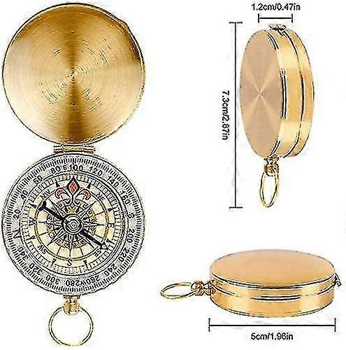 Compass, Portable Compass, Pocket Compass, Outdoor Compass, With Illuminated Numbers