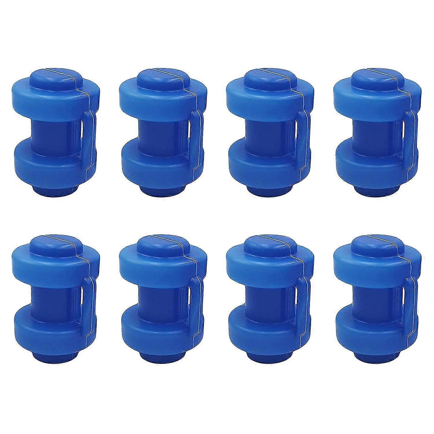 8pcs Trampoline Enclosure Pole Cap Plastic Trampoline Leg Caps (25mm)