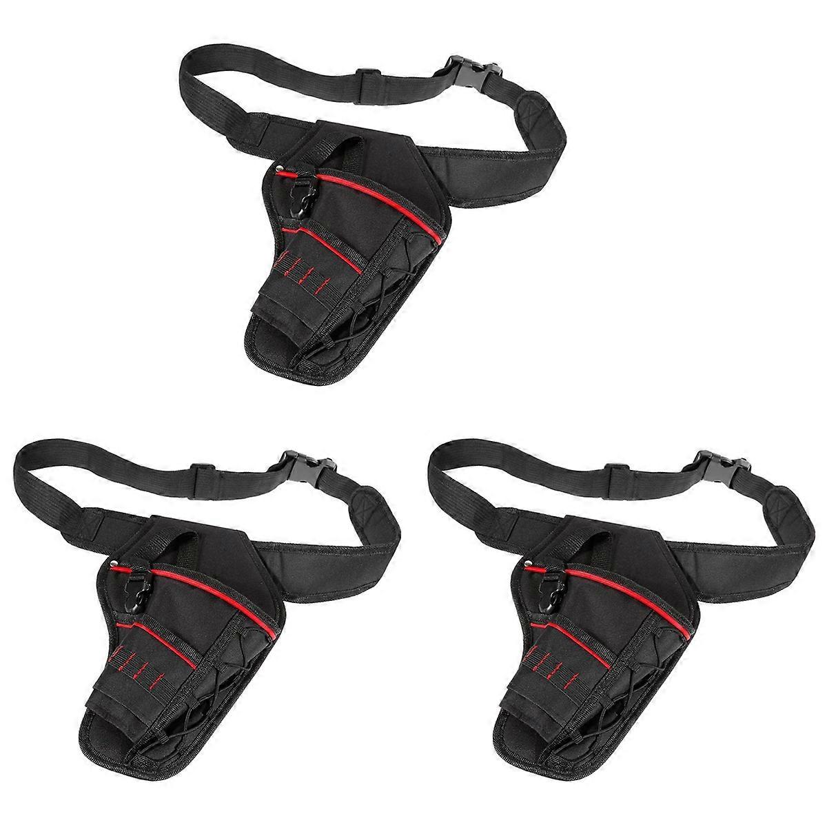 3X Drill Waterproof Impact Driver Drill Holder Multi-Functional Electric Tool Pouch Bag with Waist