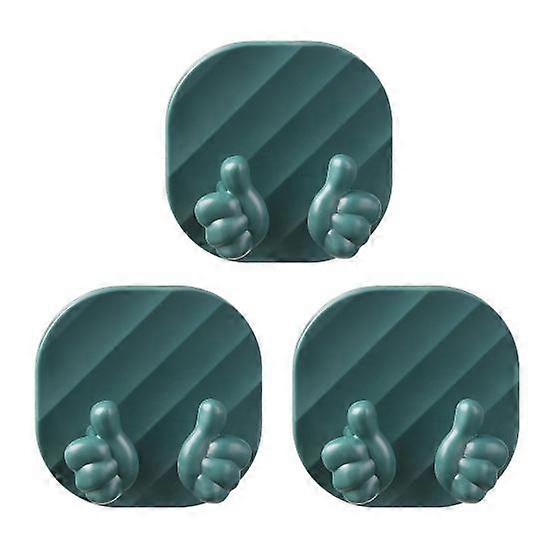 3Pcs Decorative Removable Useful Good Load-bearing Bathroom Kitchen Power Cord Storage Hooks Power Cord Storage Hooks