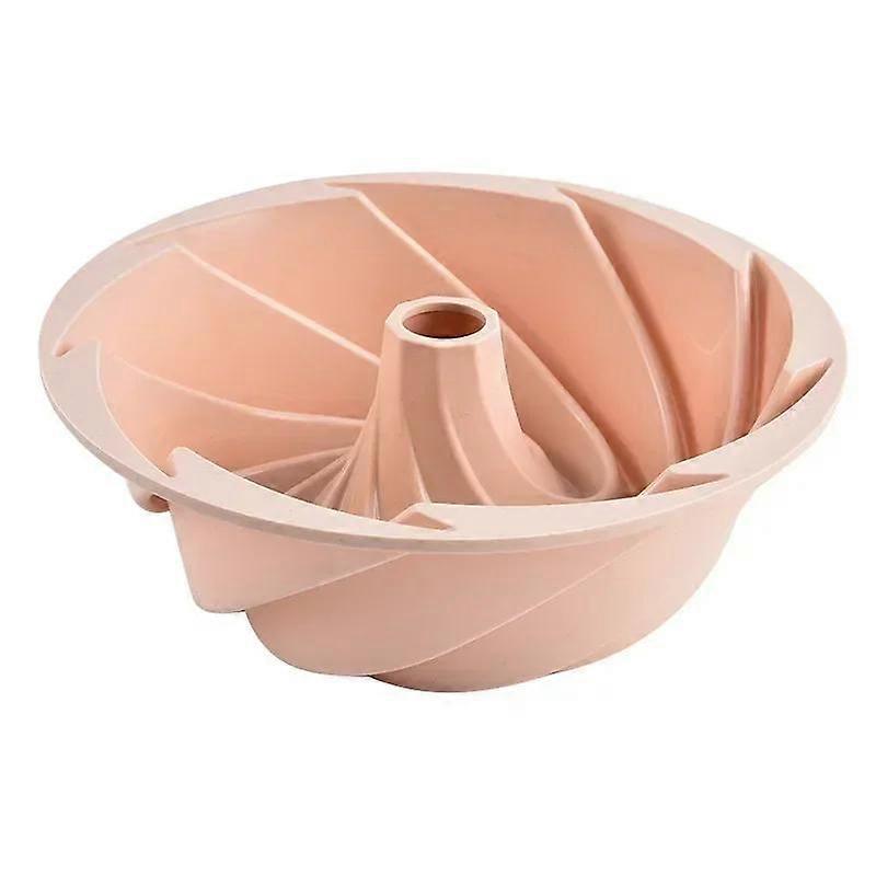 3d Fluted Cake Mould Large Spiral Shape Food Grade Silicone Bundt Cake Mold Pan Form Bread Bakery Baking Tools Bakeware