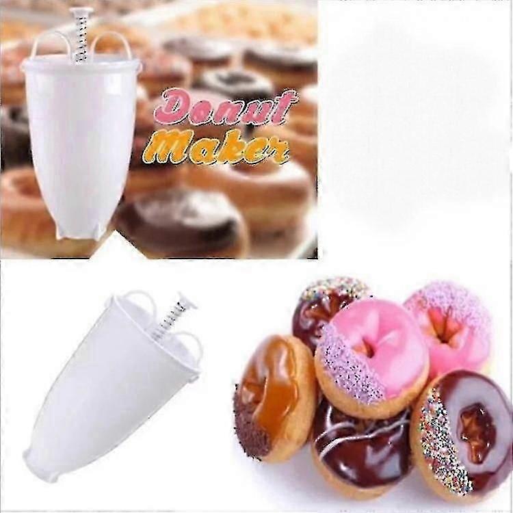 Donut Maker Easy Quick Diy Donut Mold Manual Waffle Donut Maker Plastic Kitchen Cooking Tool