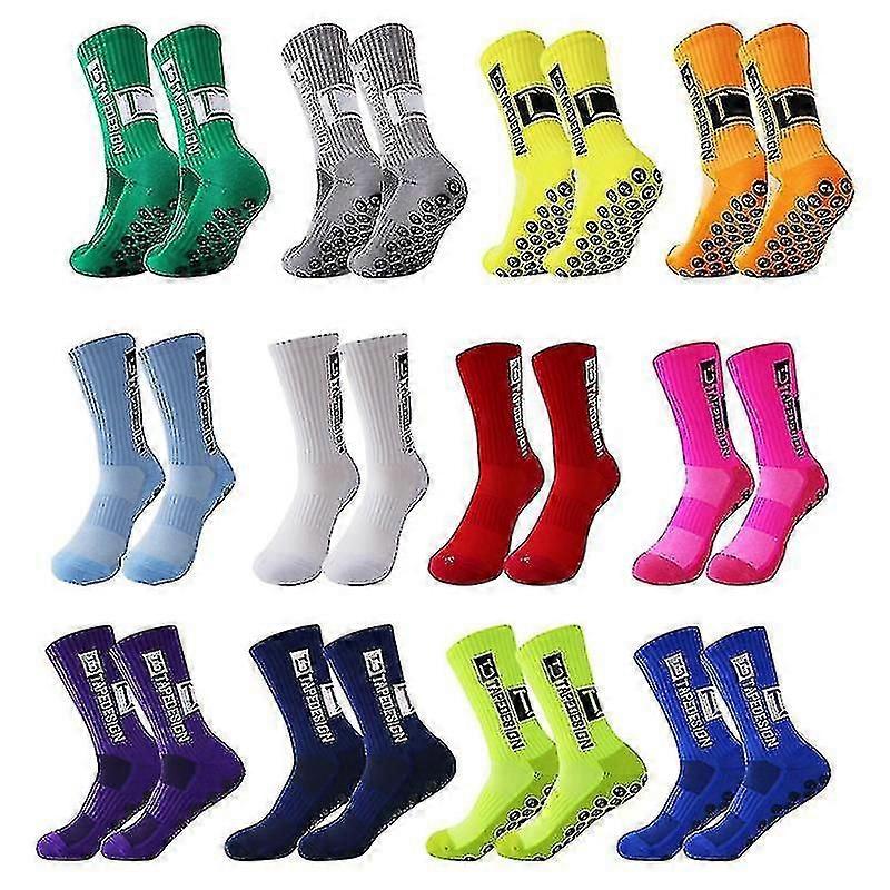 Anti Slip Football Soccer Socks For Athletic Running Socks Non Slip Breathable