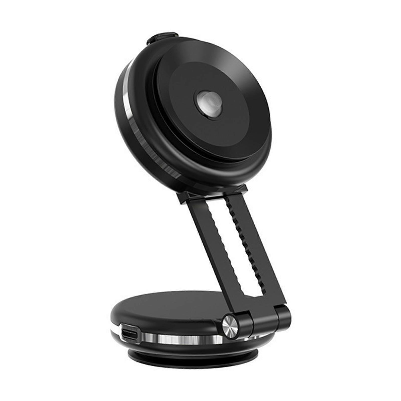 Car Mount Bracket Rack 360 Degree Rotation Nonslip Adjustable Windshield Dashboard Stand for Phone Navigation Travel Use black silver
