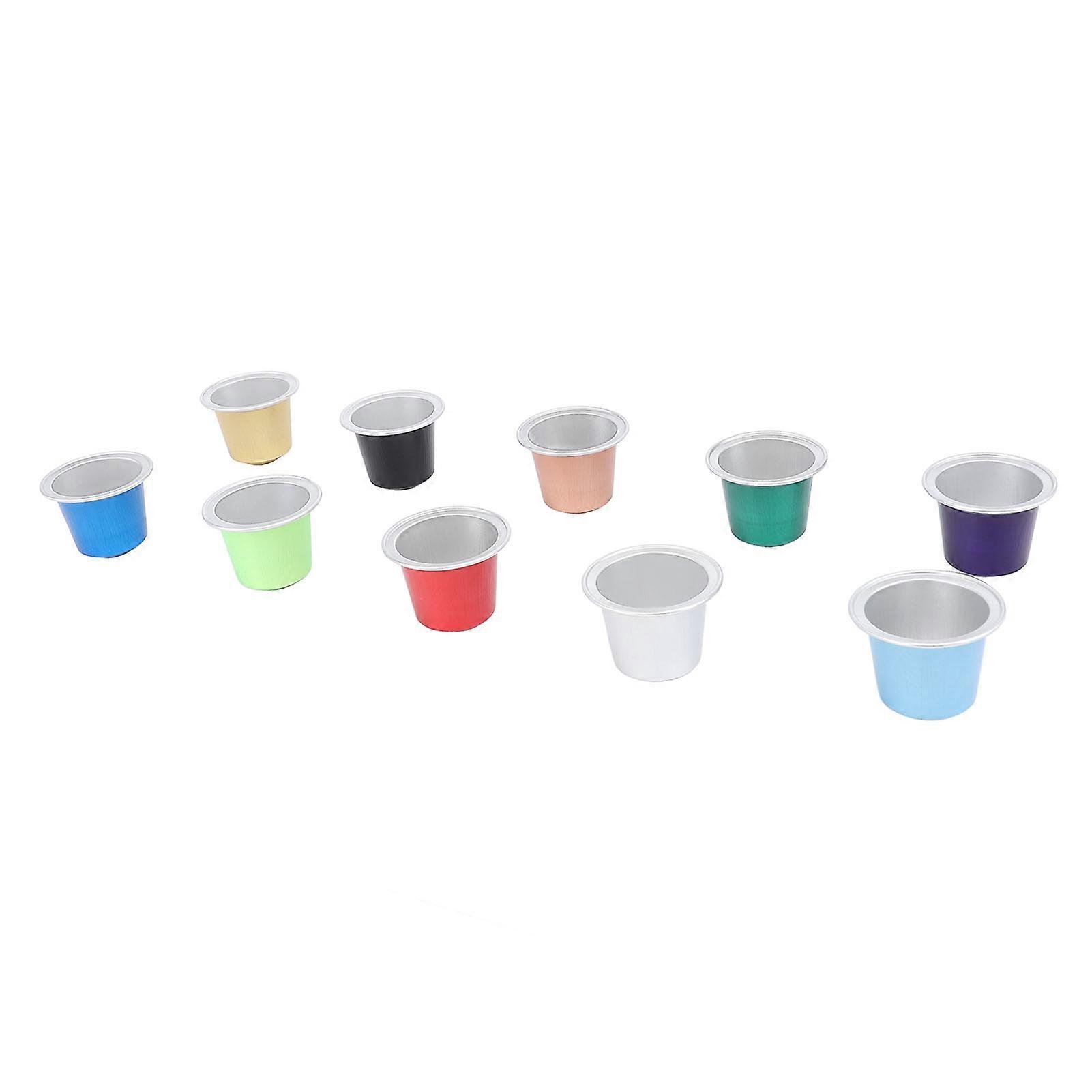 30pcs Disposable Coffee Capsule Shells Single Use Coffee Pods Cups Airtight for Home Use 