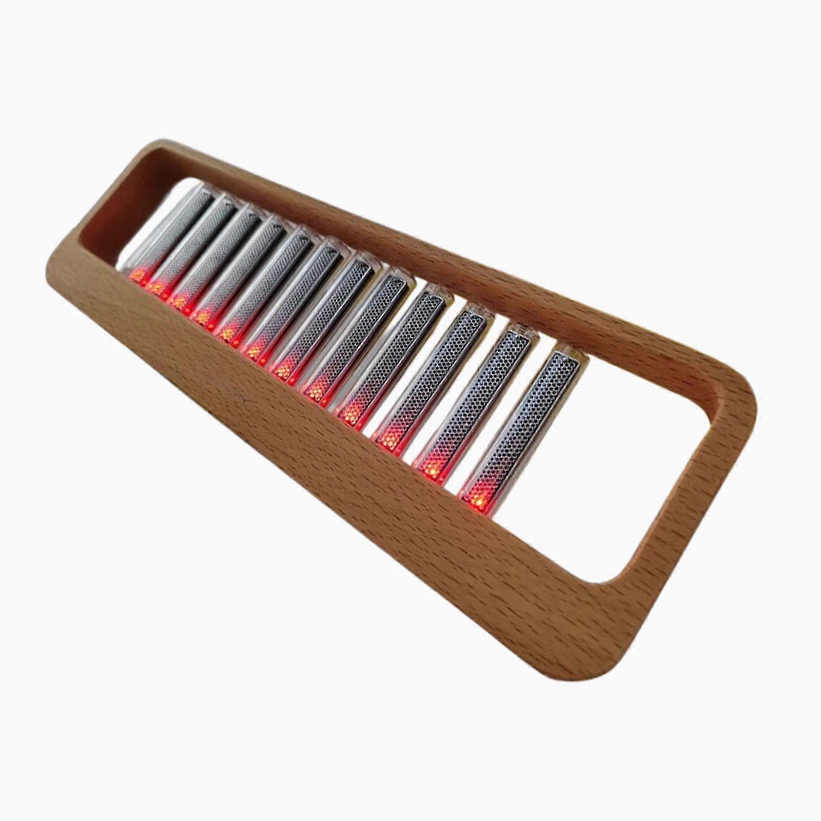 RGB LED Audio Spectrum Visualizer MIC Ljudnivåindikator Heminredning Lampa