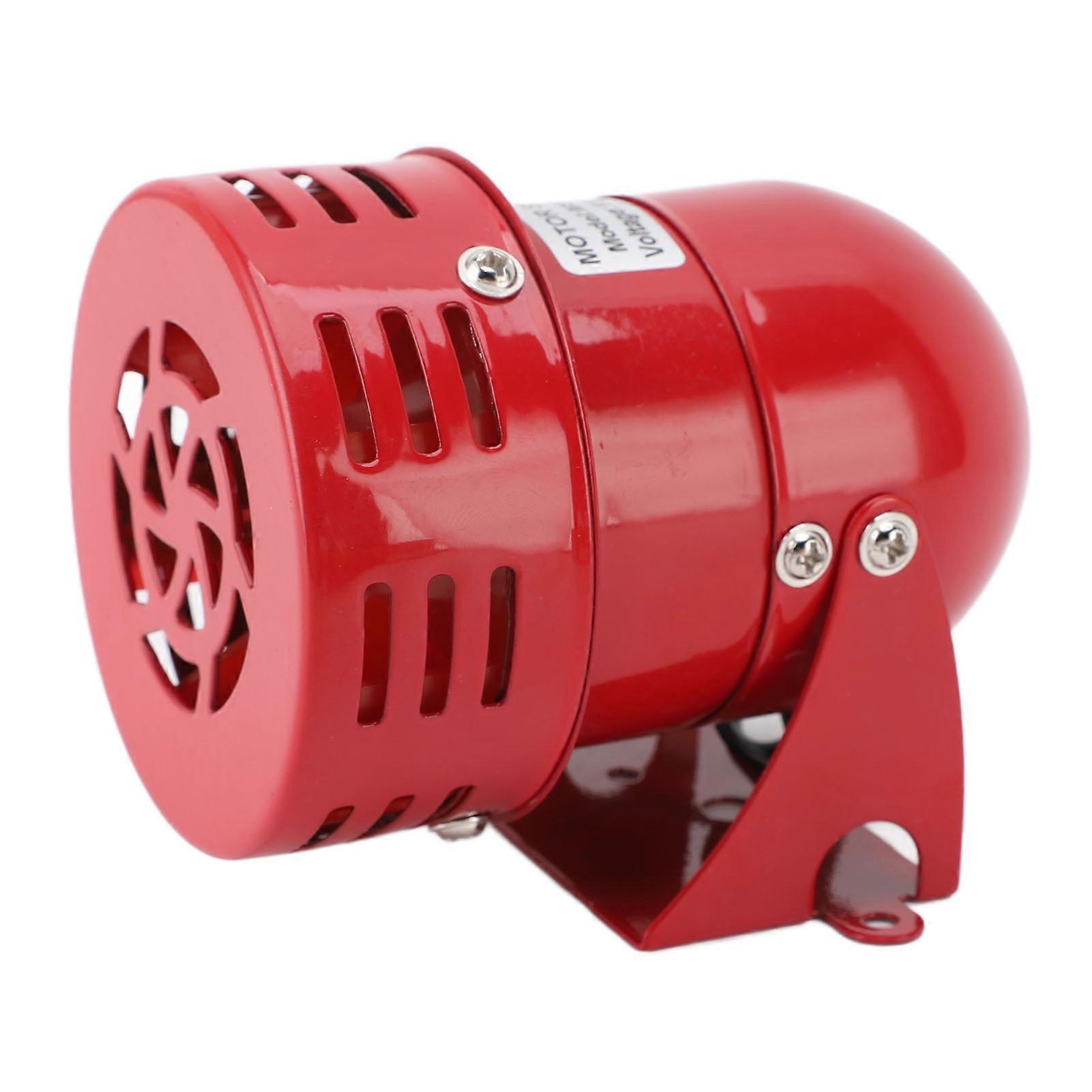 Motor Horn Buzzer Siren 110 Decibels Mini Electric Warning Strobe Siren Horn Sound Buzzer Alarm for Factories Schools Ranches Home AC 110V 102x75mm 0
