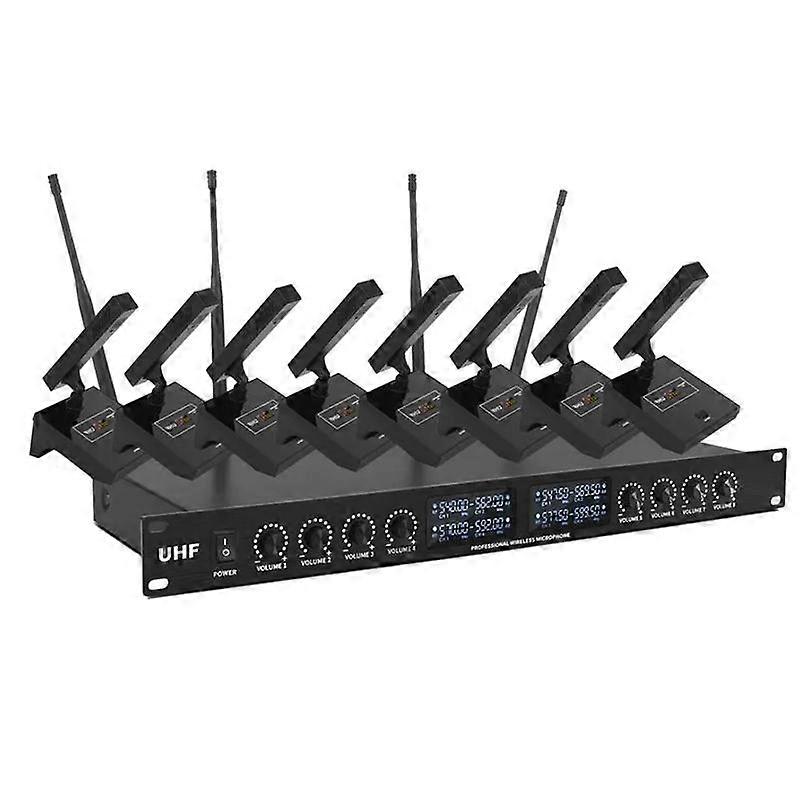Wireless Microphone System 8 Short Microphones