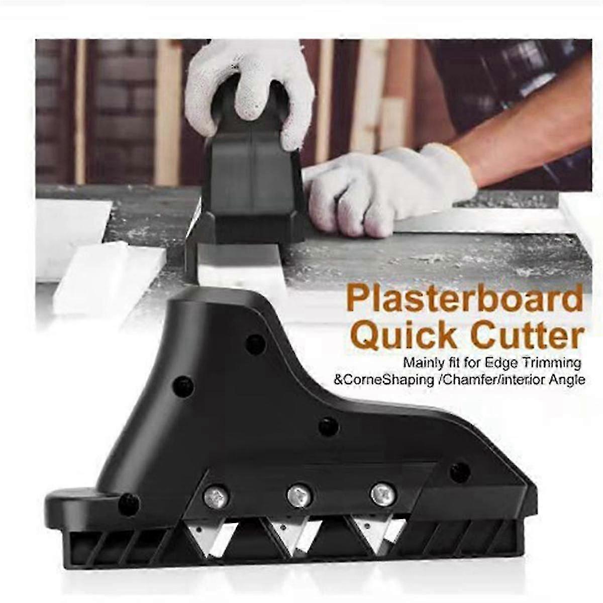 Quick Edge Trimming Chamfer Plastic Plasterboard Gypsum Board Drywall Edge Fixture Router Bit Sets-Good