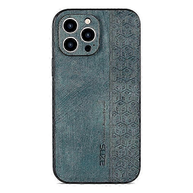 For iPhone 15 Pro PU Leather Coated TPU Cover Dustproof Shell Imprinted Pattern Phone Case