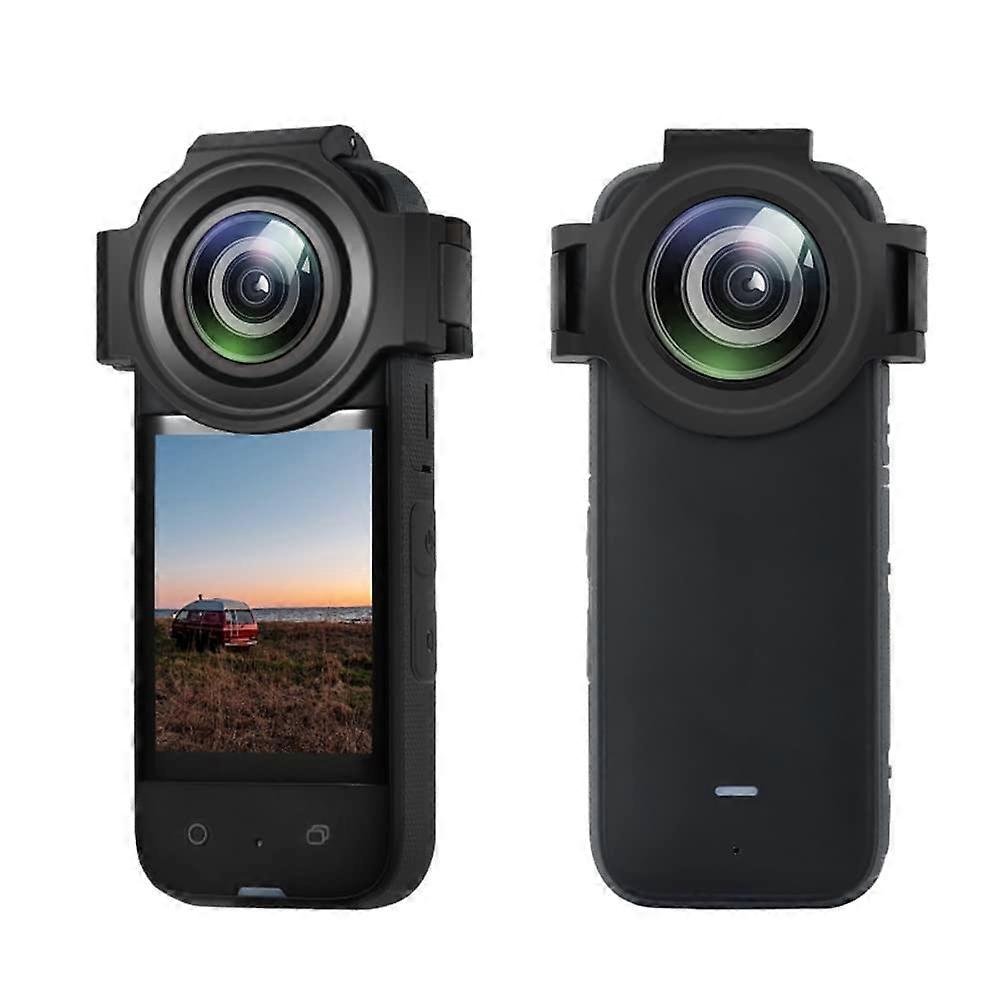 Panoramic Camera Lens Protector Lens Cover Compatible with Insta360 X3 Camera