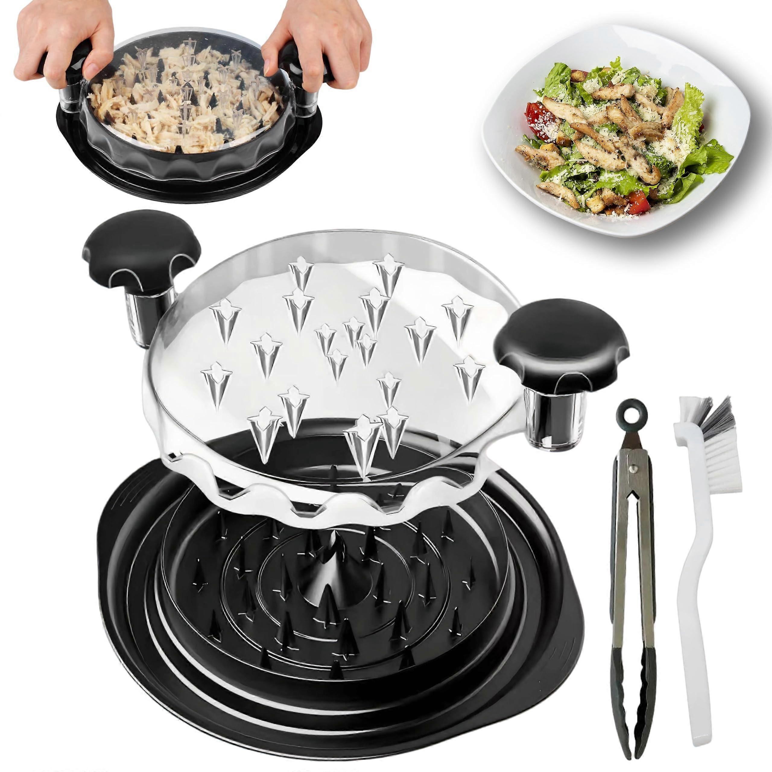 Chicken Fragner Shredding Tool for Chicken Breast, Ergonomic Handle Meat Trailing Machine, Heavy-Duty Design