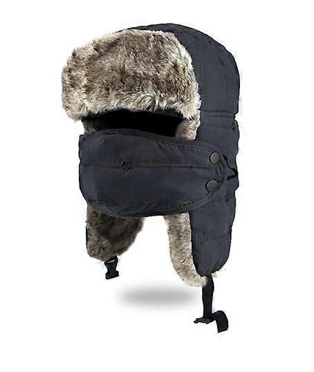 Unisex Trooper Trapper Hat, Warm Thick Winter Hat Ear Flap Bomber Hat