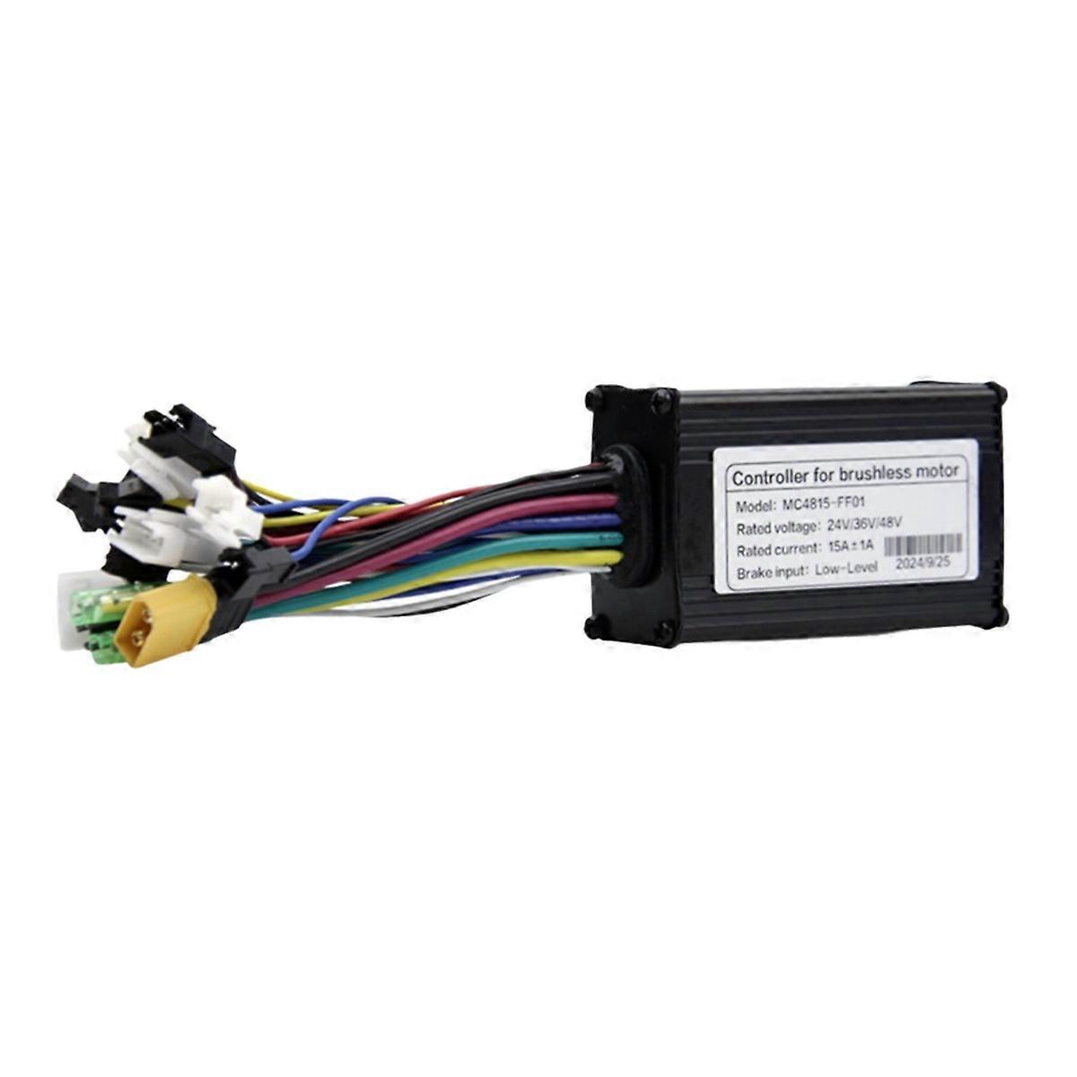 Electric Scooter 24V/36V/48V 250W 350W 15A Three Mode Brushless Controller with Speed Limit Line fo