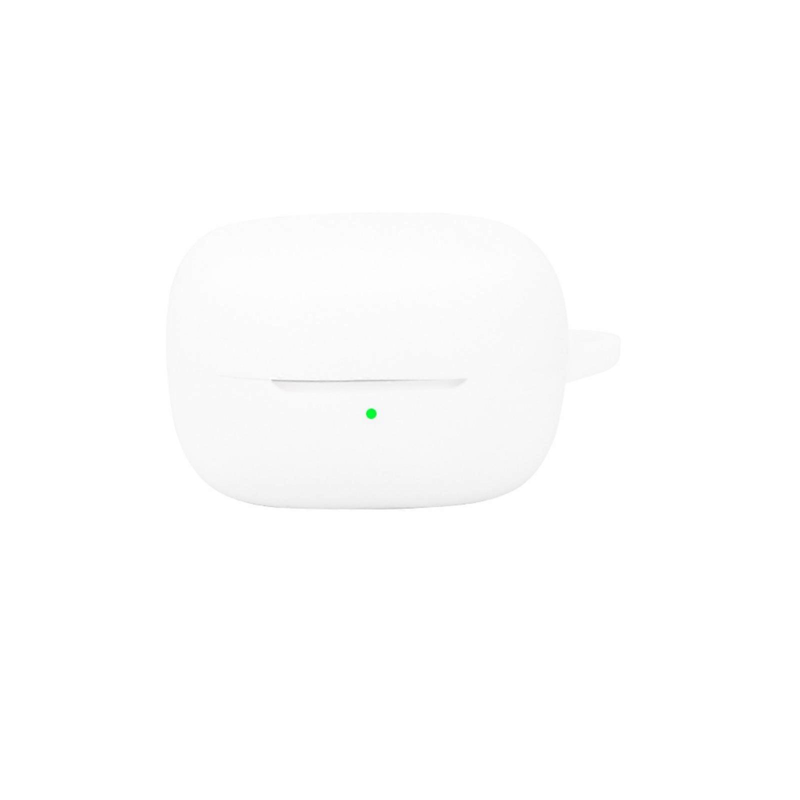 Soft Silicone Earbud Cover Silicone Earbud Protector Provides Impact Absorption & Full Protections for Earbud Bass BD1  White