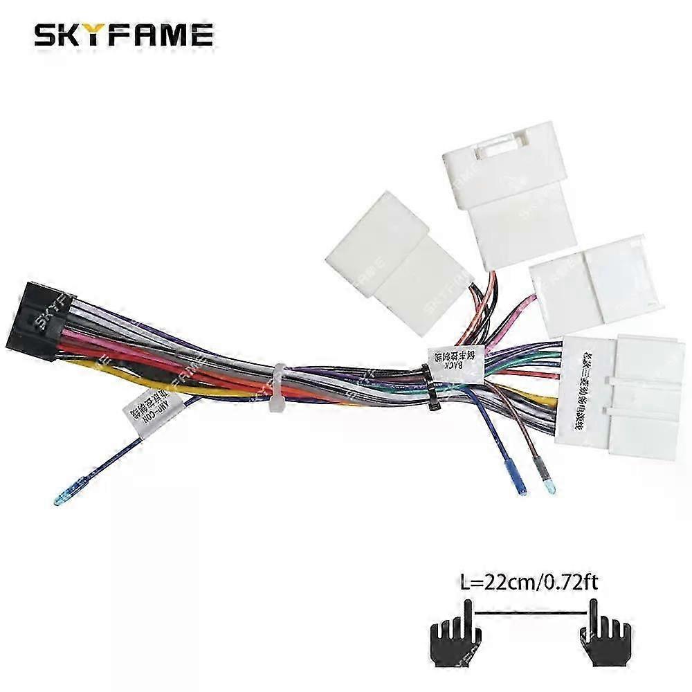 חל על מכונית 16pin חיווט רתמת מתאם מפענח אנדרואיד רדיו כבל חשמל עבור מיצובישי פאג'רו ספורט