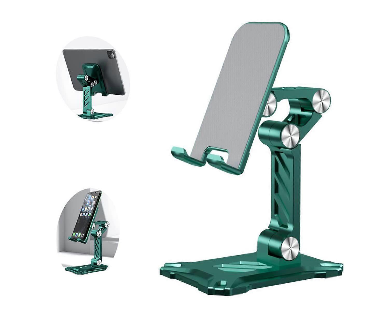 Desktop foldable and adjustable mobile phone holder angle and height office mobile phone holder compatible with 4.7-inch-13-inch smartphones/iPads/tab