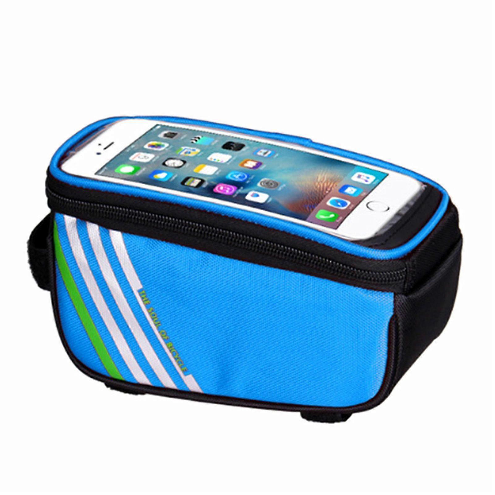 Adjustable Bike Phone Bag - Secure Mount for Top Tube and Easy Access