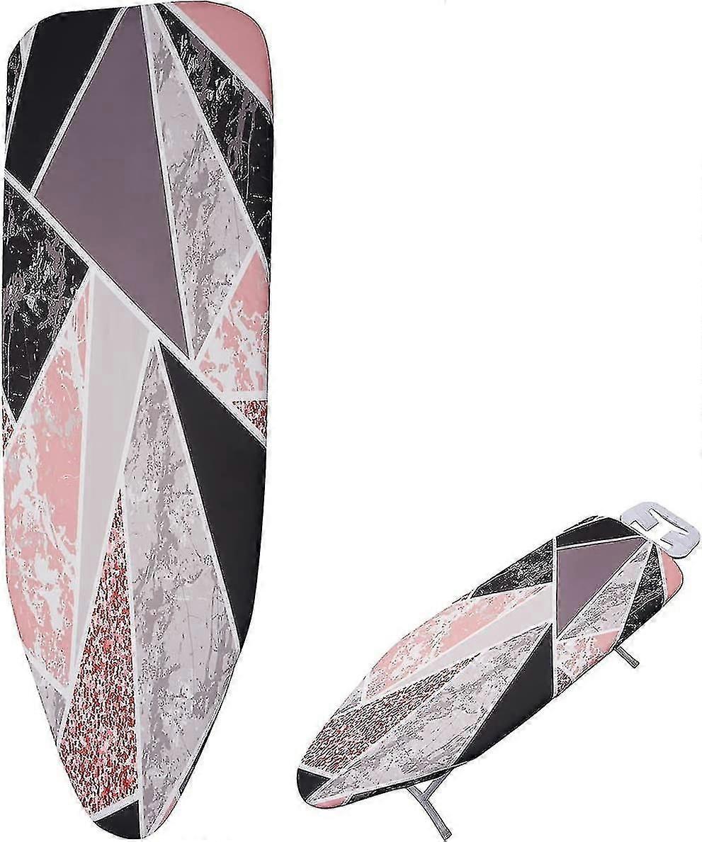 Ironing Board Cover Ironing Board Pad Replacement Heat Resistant Elegant Printed Marble Pattern Durable Protective Ironing
