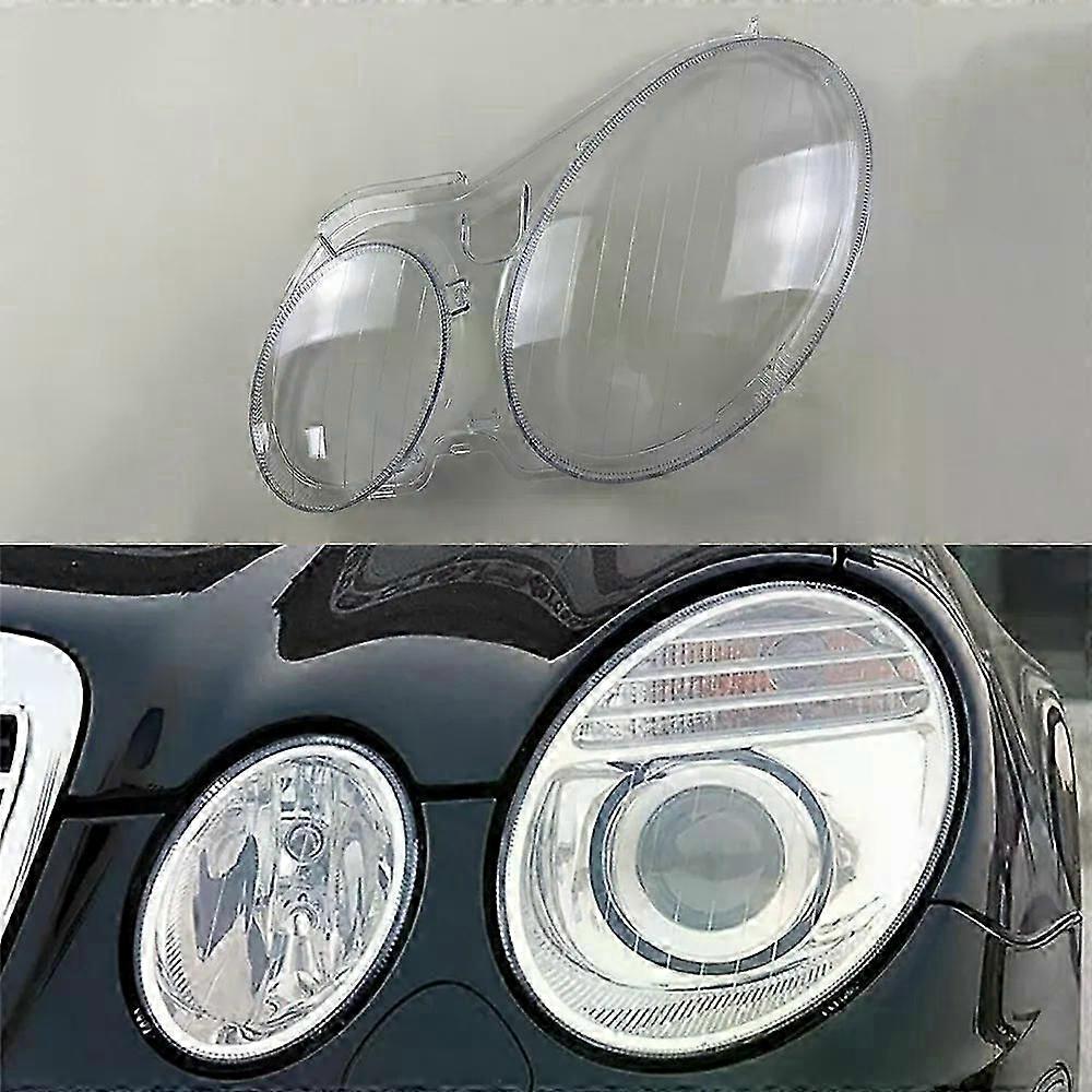 Για Mercedes-benz E-class W211 E240 E200 E350 E300 2005-2009 Μπροστινός προβολέας Γυάλινο κάλυμμα προβολέων Διαφανής θήκη φακού κελύφους