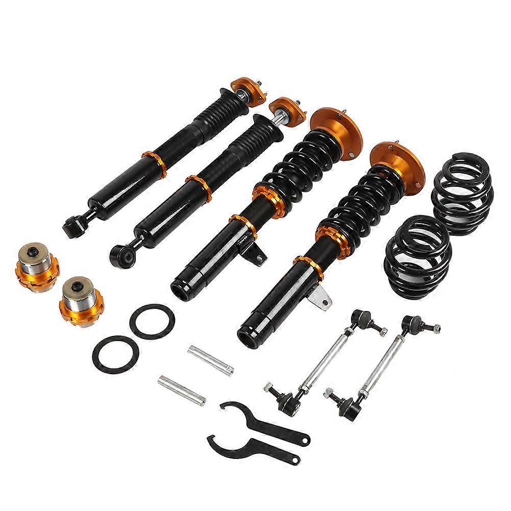 Adjustable Coilover Suspension Kit - Complete Car Shock Damper Set, Rustproof & Durable
