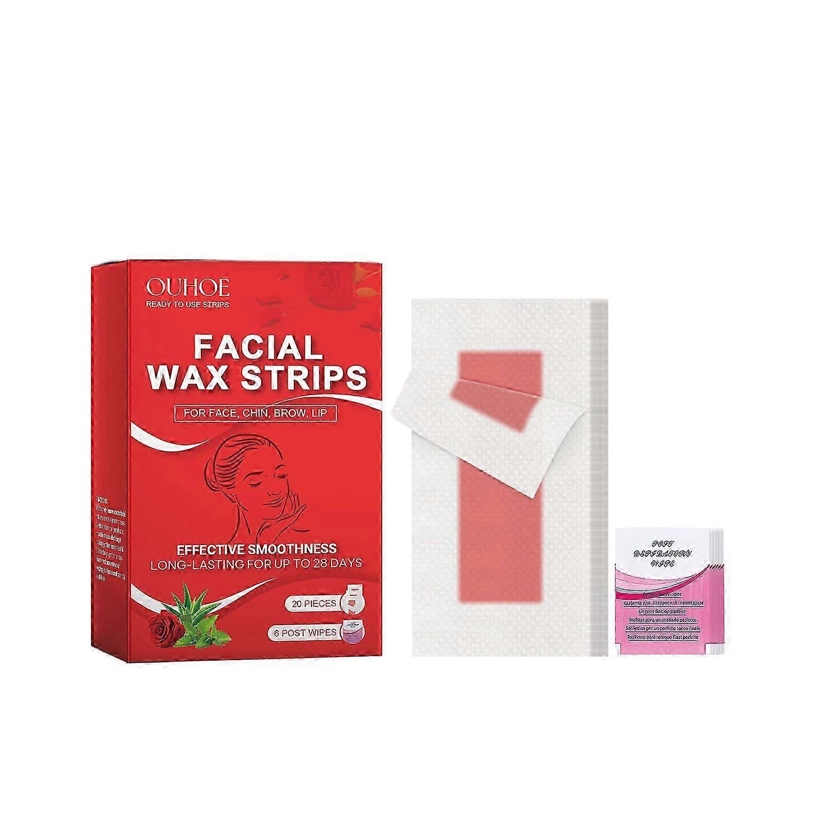 Rose Gentle Facial Wax Strips  Moisturizing