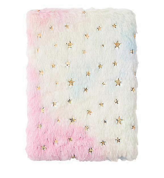 Plush Notebook Office Notebook Diary Fluffy Notebook Cartoon Notepad Plush Shell