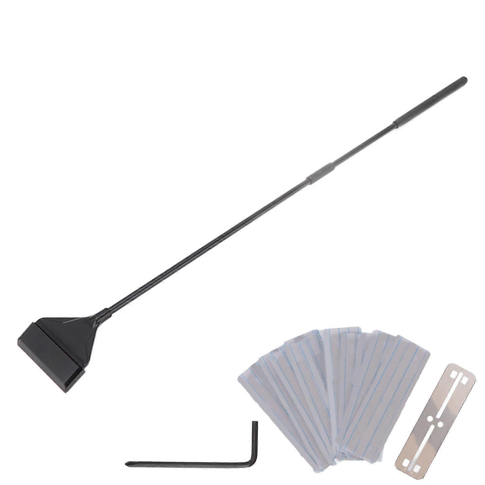 Aquarium Algae Scraper Ultra Wide Algae Removal Sand Leveling Dual Use Type Fish Brush for Fish Tank