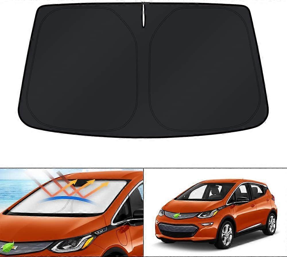 Windshield Sun Shade for Chevrolet/Chevy Bolt EUV Accessories 2022-2024 Sunshade Window Sun Visor Protector Foldable Blocks UV Rays Keep Your Car Cool