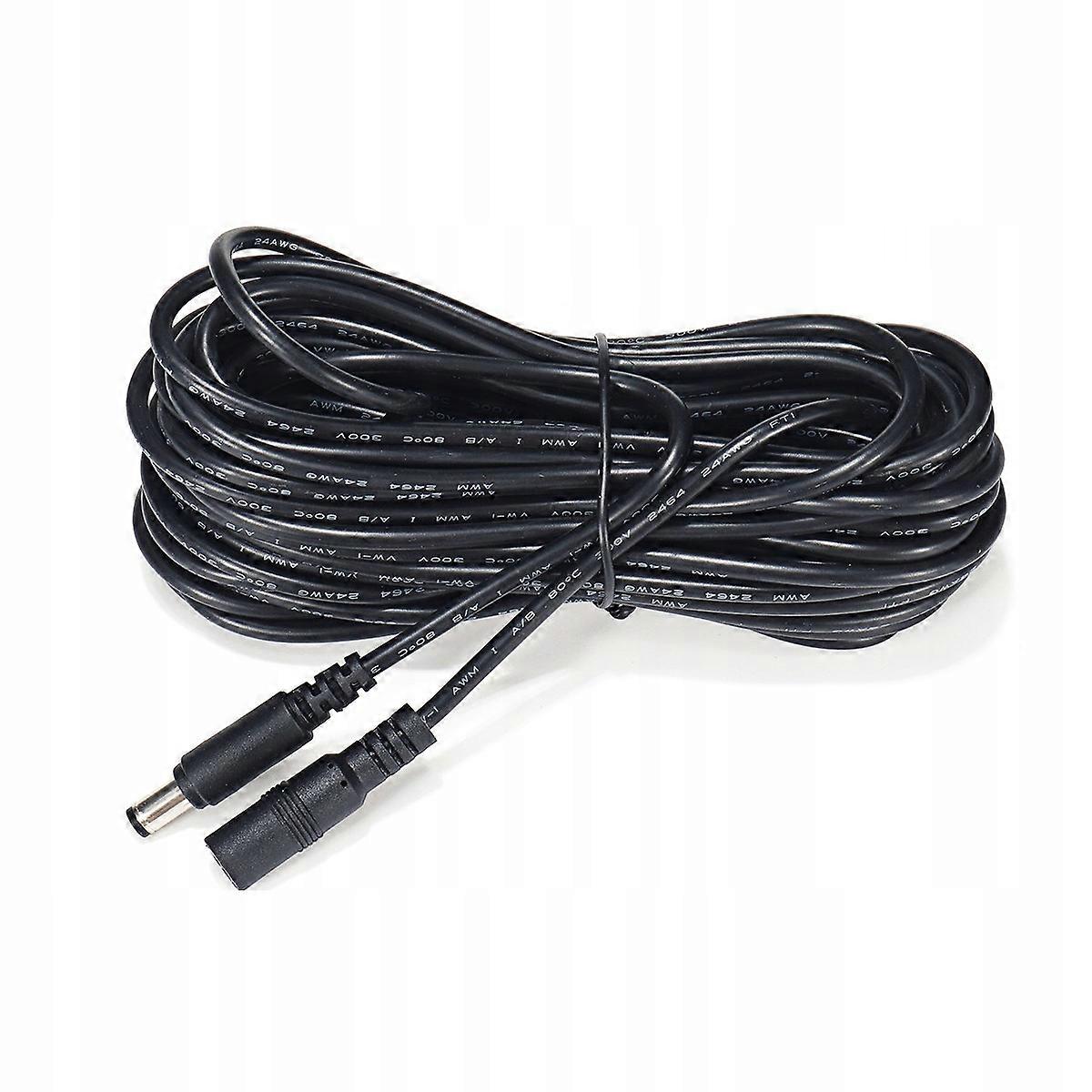 12v Dc Extension Cable 2,1/5,5mm Socket/plug 3m