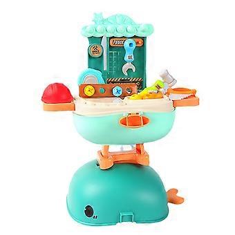 Assembled Storage Backpack STEM Educational Preschool Tool Toys Toddler Tool Set with Electric Toy Drill Tool Box