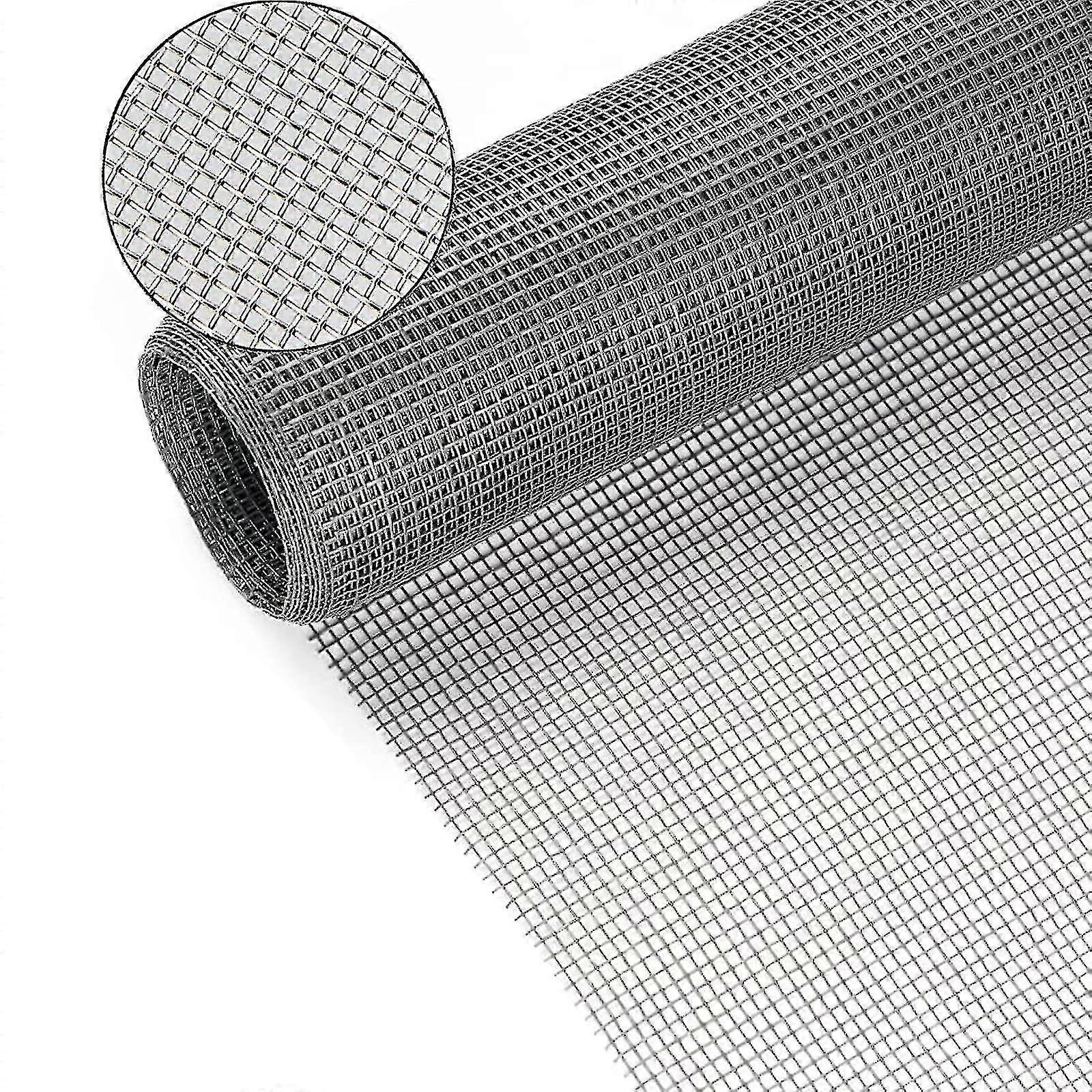 Window Screen Mesh,120cm X 250cm Durable Fiberglass Fly Screens For Windows And Doors Insect Mesh Replacement Fly Net