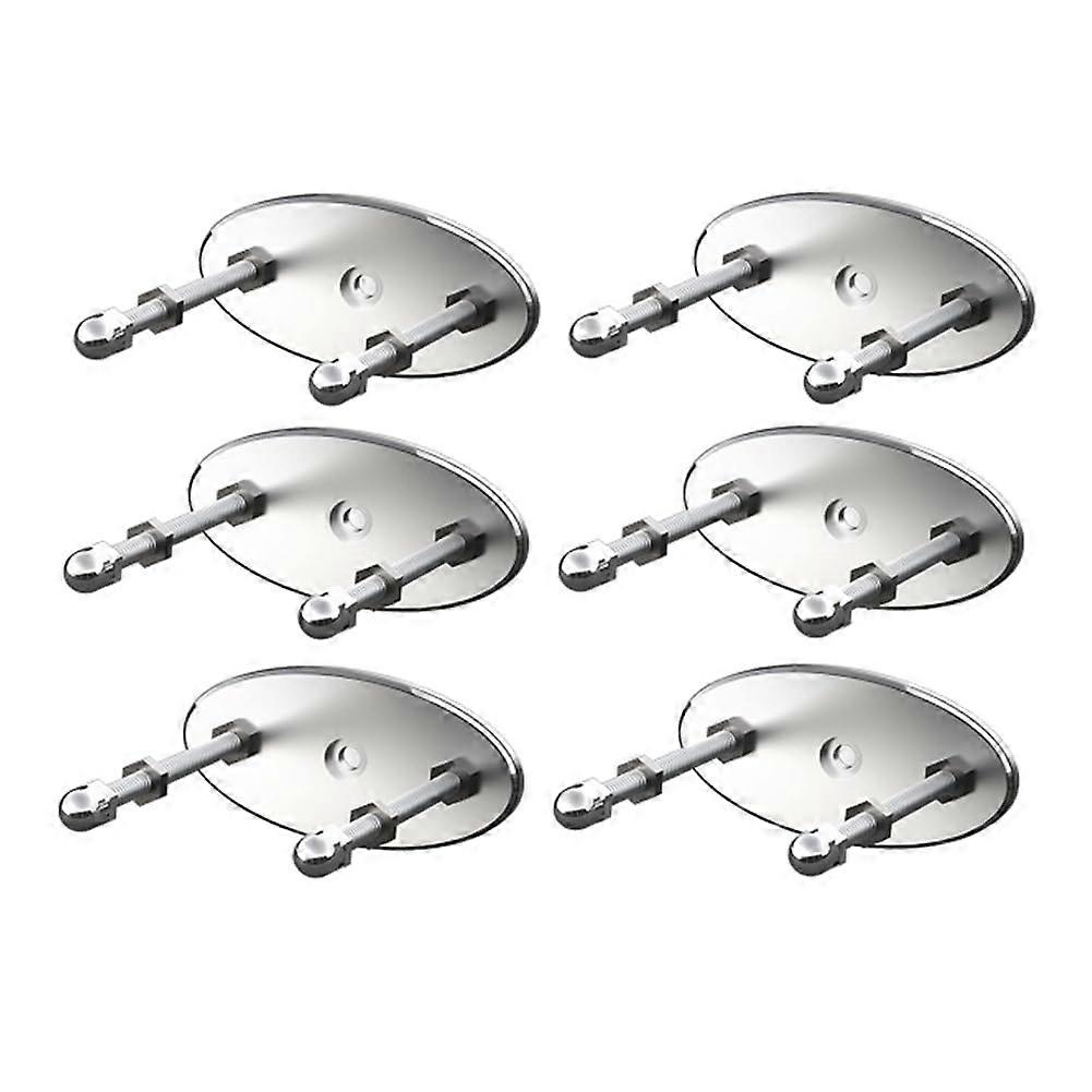 6part skateboard wall mount, as shown, approx. 6.2 cm for skateboard deck display, robust