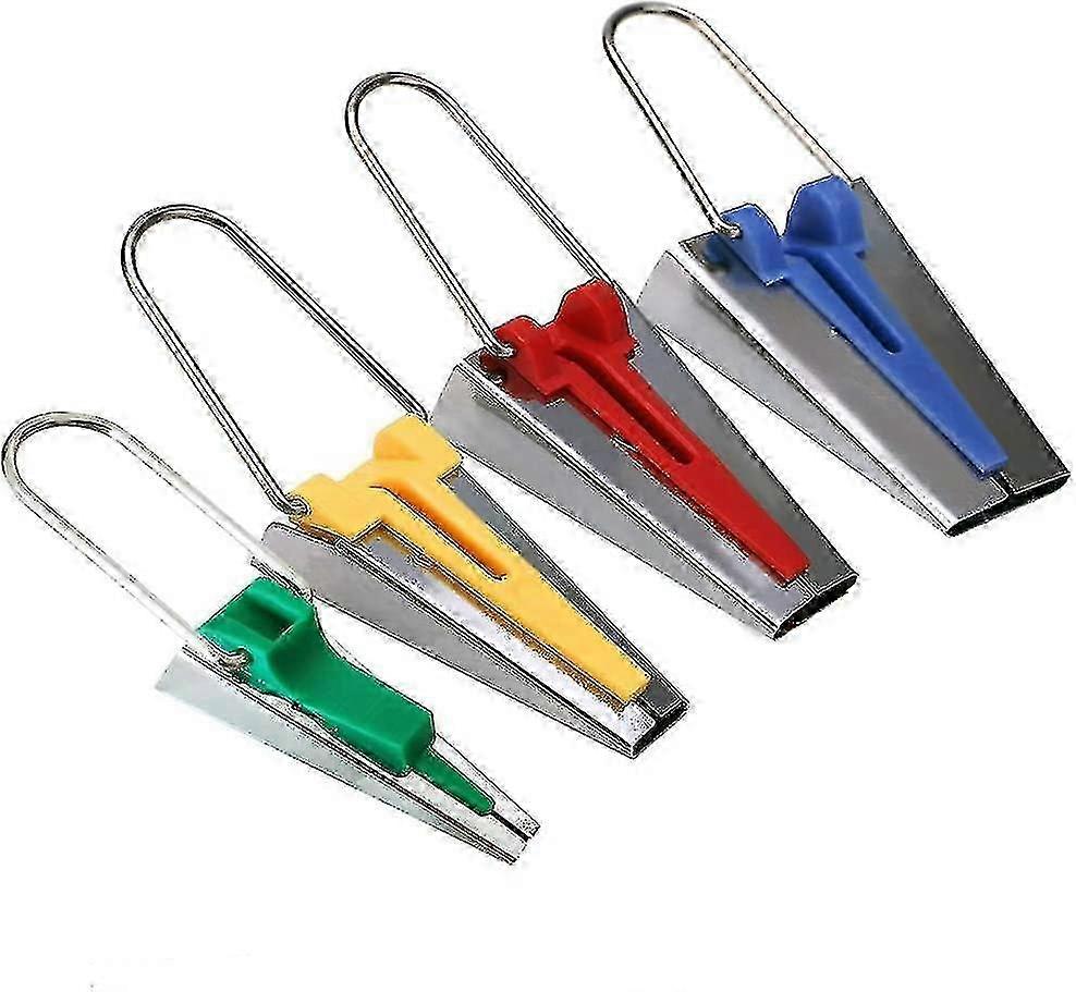 Sewing Binding and Quilting Tools Set with Fabric Bias Tape Makers Kit (Random Color) for Crafting Projects