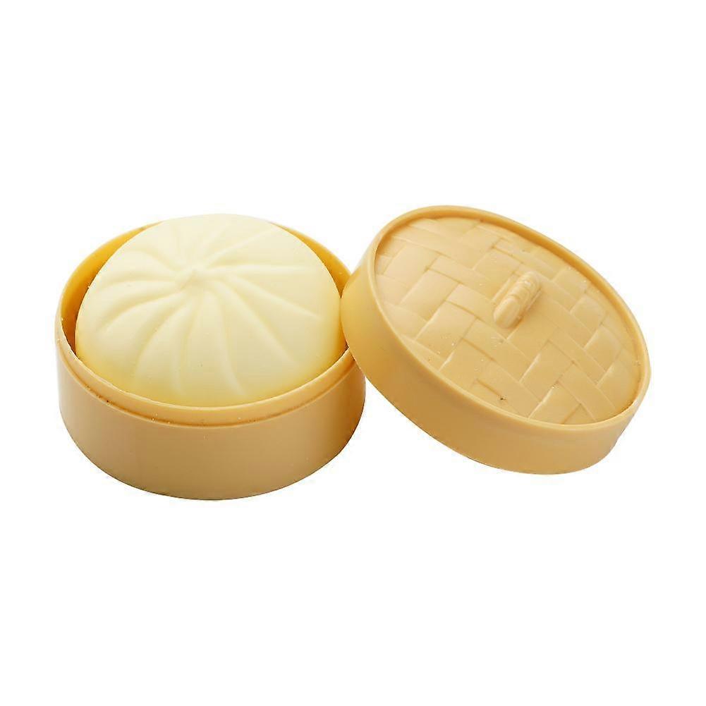 1pcs small buns + steamer (A) $Large simulation decompression and venting buns, pinching and decompression artifact, spoof children's toys