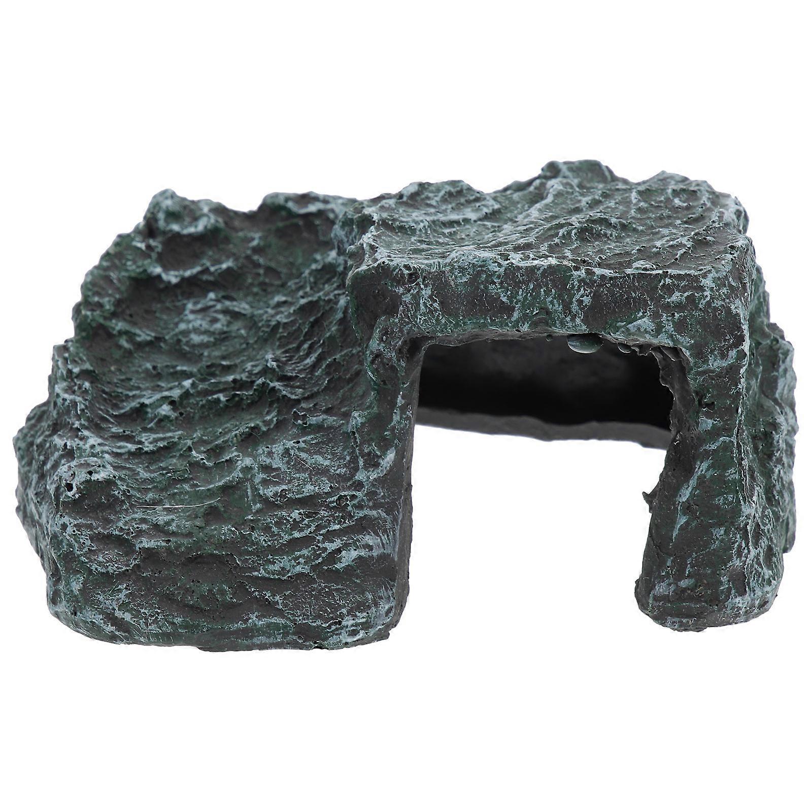 Durable Turtle Climbing Platform Aquarium Decoration Multi Functional Rockery Basking Stand for Reptile Tanks Natural Fish Tank Accessory for