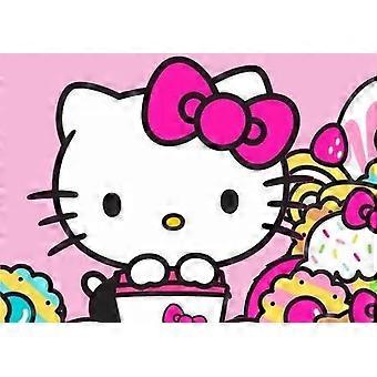 Hello Kitty Jigsaw Puzzle 300/500/1000 Peças de madeira Jigsaw Puzzle Jogo Relaxamento