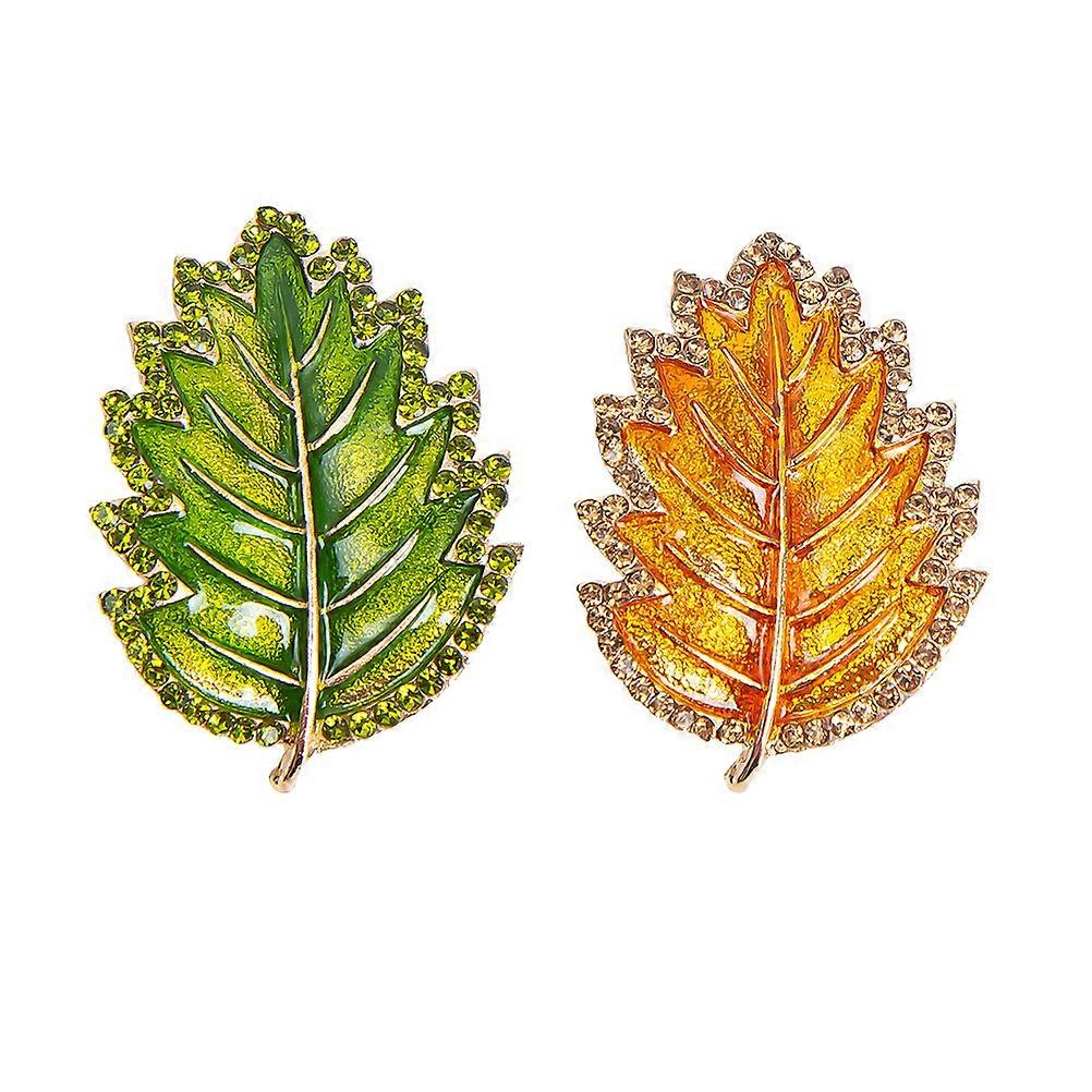 Smooth Alloy Leaf Pin, Designed for Comfort and Convenience