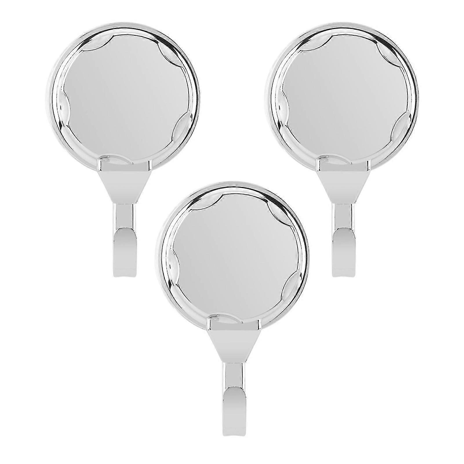 3pcs ABS Suction Cup Towel Hanger for Bathroom Kitchen