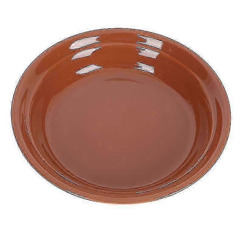 20X20cm Brick-red Roasting Pans Creative Abalone Baking Plate Ceramic Baking Tray Baking Abalone Dis