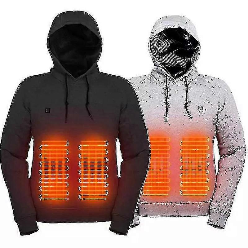 Moletons aquecidos, moletons leves com capuz e aquecimento elétrico USB