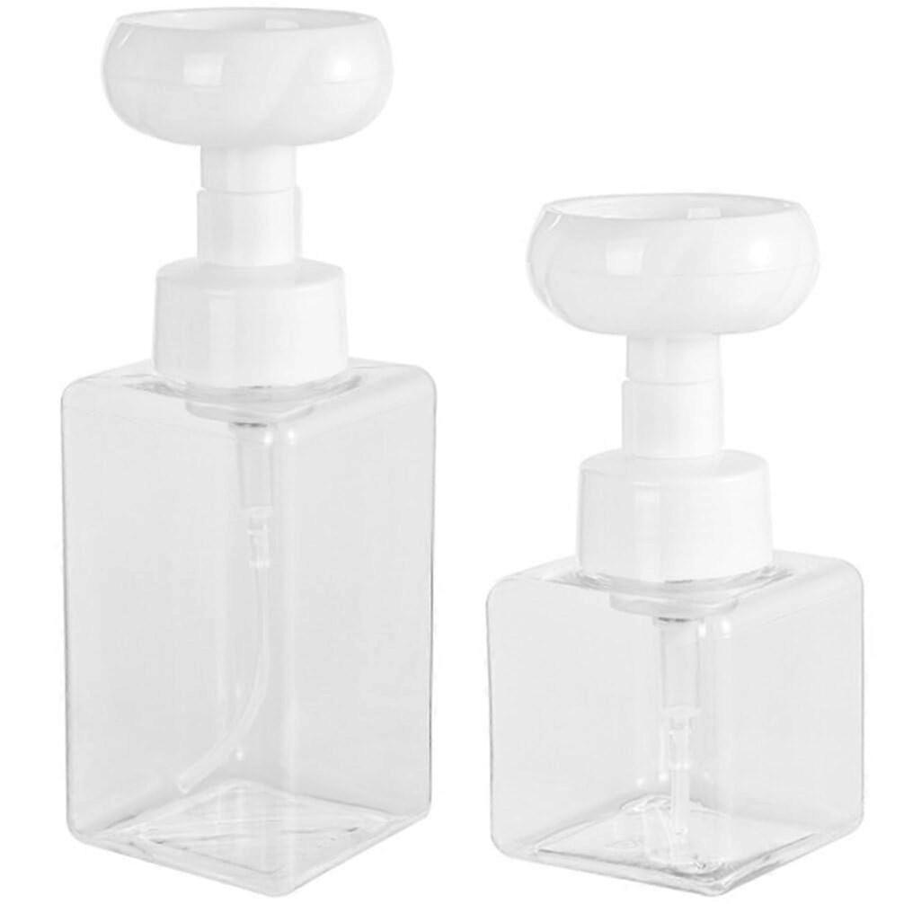 Foaming Soap Dispenser 2Pcs Refillable Plastic Bottles 250ml 450ml
