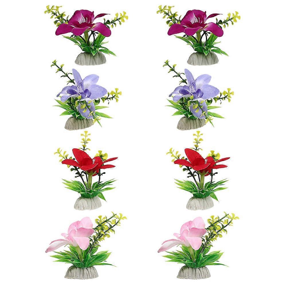 Sushi Plate Artificials, Sturdy Flowers Enhancing Sushi Plates in Multiple Locations