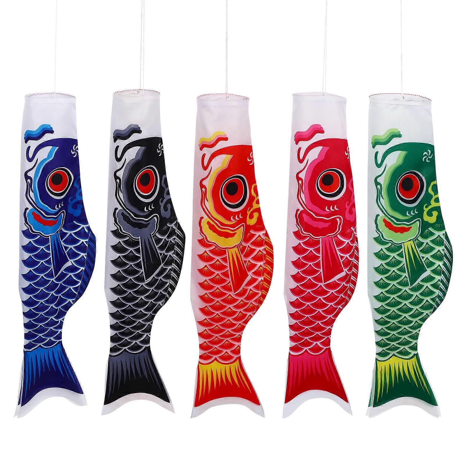 Traditional Koi Flag, Elegant Graphics for Aesthetic Appeal, Versatile Display Option