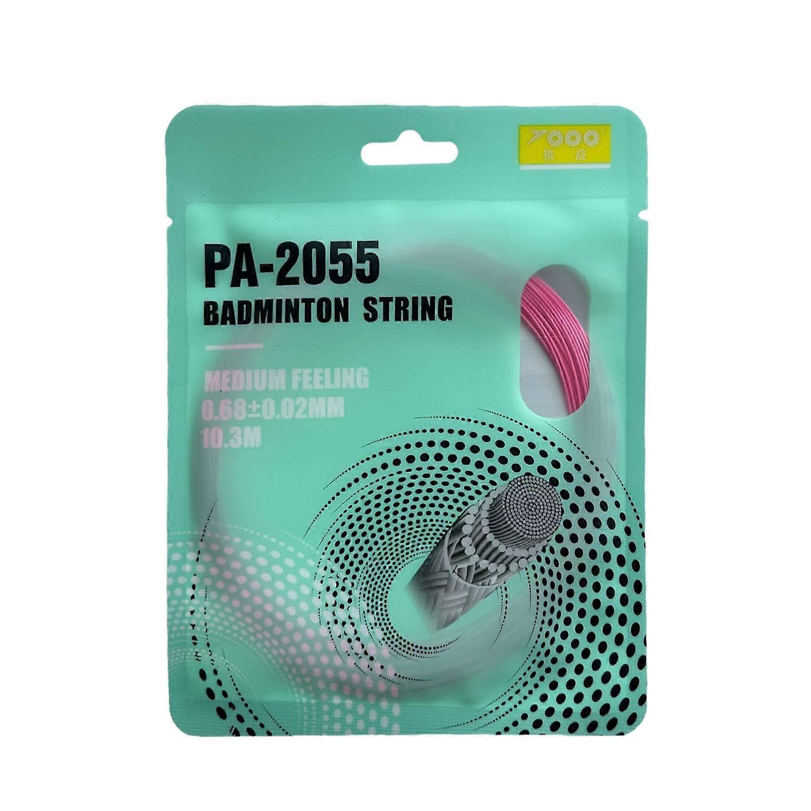 Tennis String Reel 0.70mm High Elastic 10M Replacement Wire for Badminton Racket Training Dark Pink Accessories