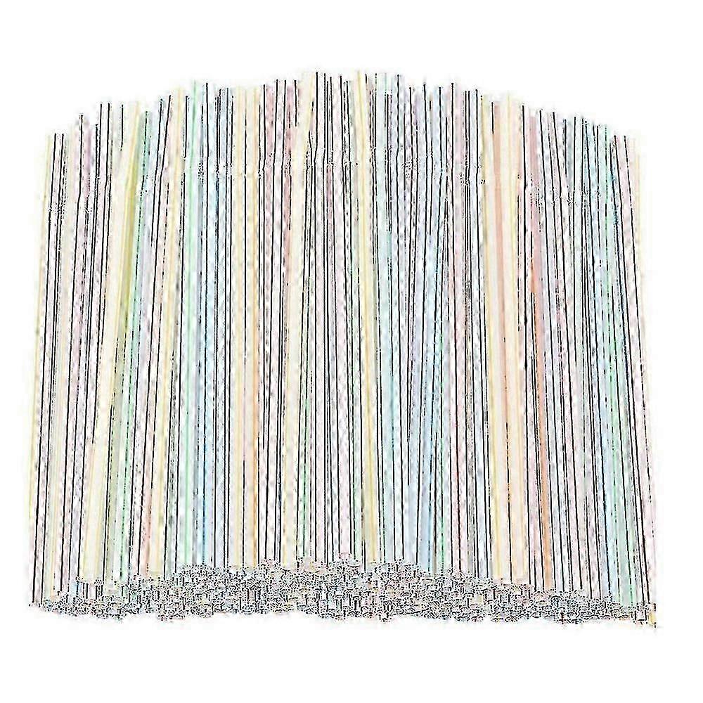 2025 1000pcs Flexible Plastic Drinking Straws for Home Bar Parties, Environmentally Friendly and Safe