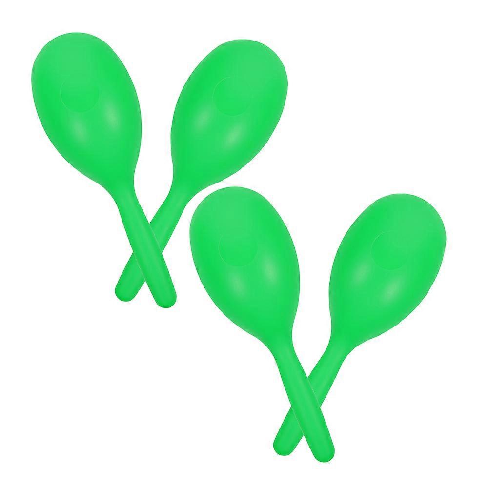 Musical Maracas Percussion Rattles Sand Hammer for Kindergarten Exercises Kids 7.86X2.55X2.55in Family Bonding 4Pcs