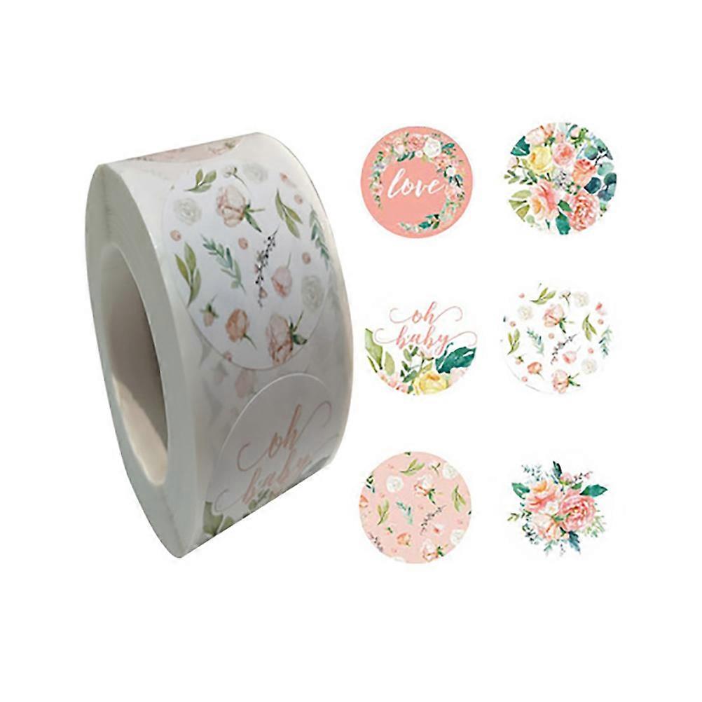 Self-Adhesive Sticker Label Assorted Color 38X4CM Decorating Packaging 500Pcs