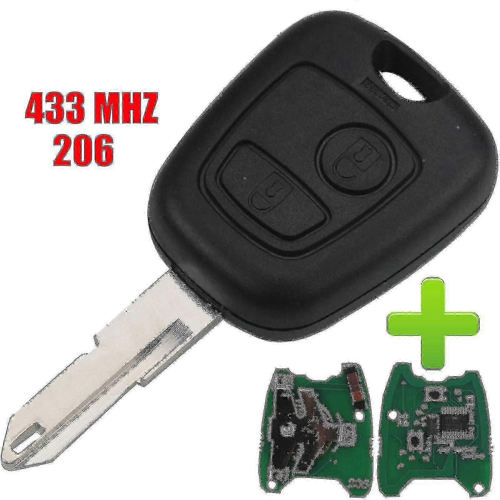 Integrierter Chip 433mhz Fernbedienung Autoschlüssel für Citroen C1 C3 2006 - 2014