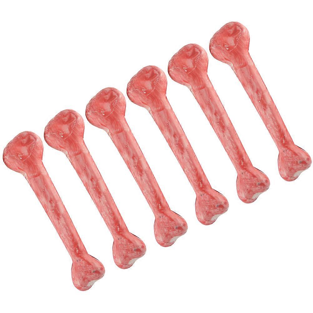 Halloween Prop Bones for Halloween Decoration Festive Decor Bone Shape Plastic Red 22 Cm 1Set